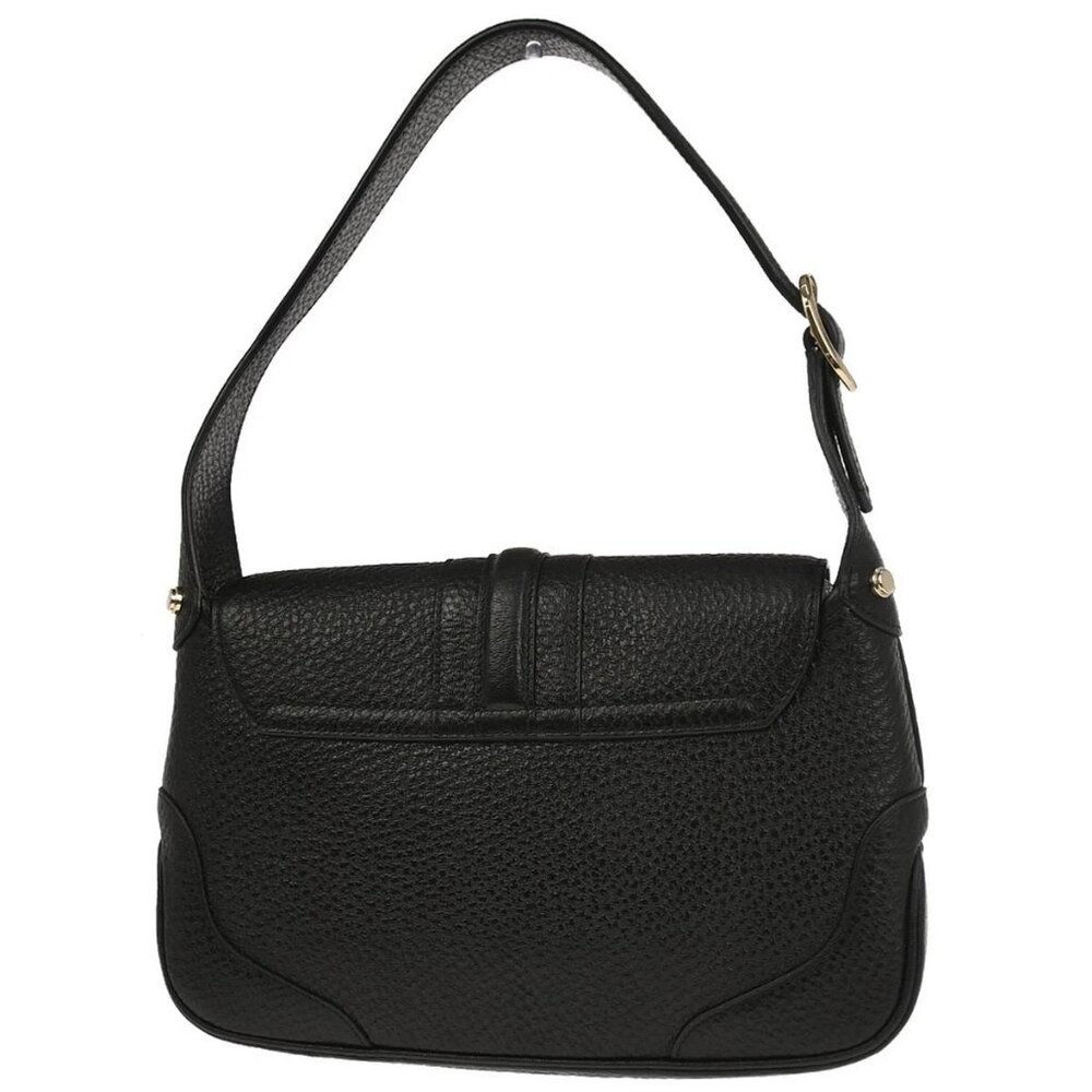 Gucci Black Leather Handbag 130846 002214 155335 - Picture 2 of 10